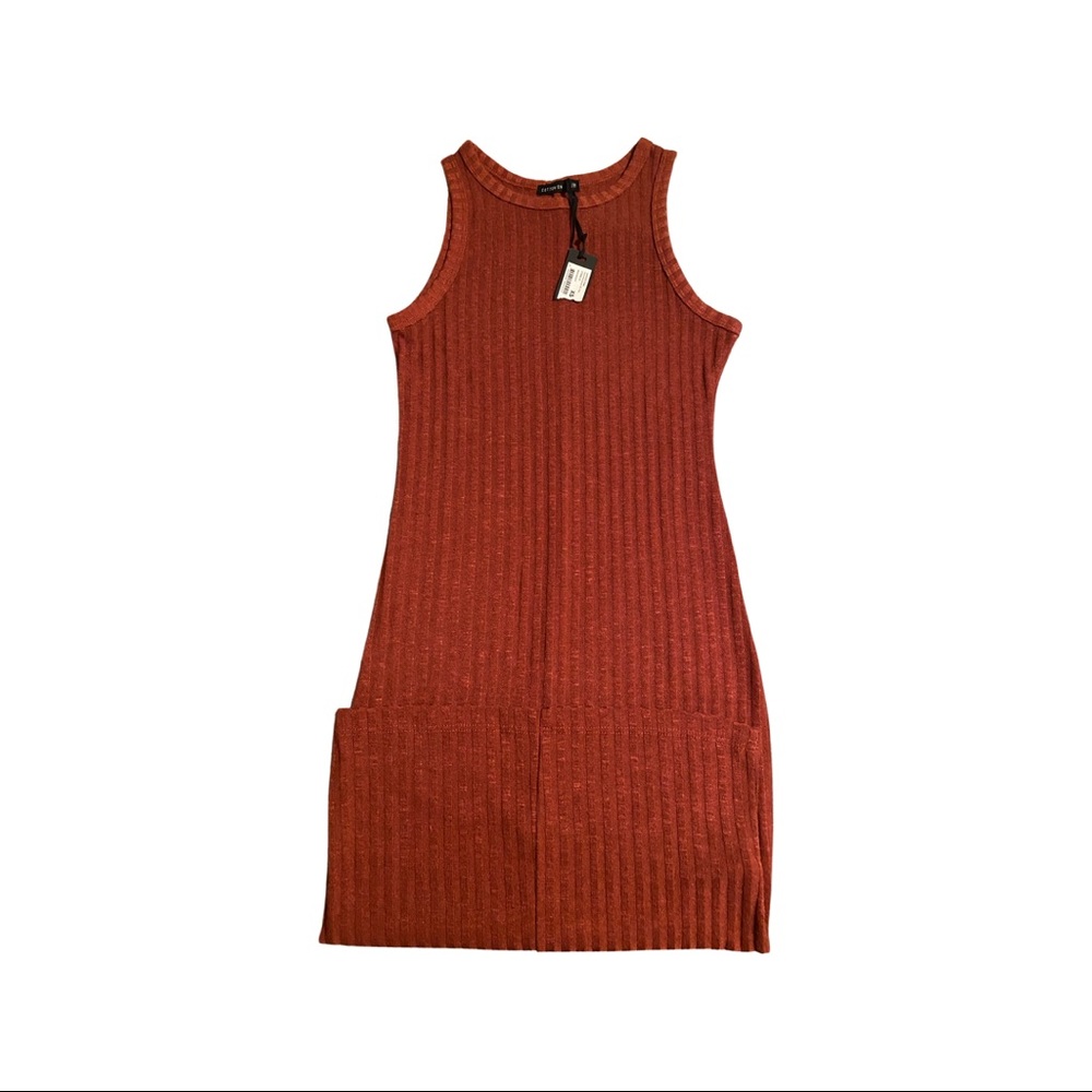 NWT COTTON MIDI BODYCON DRESS